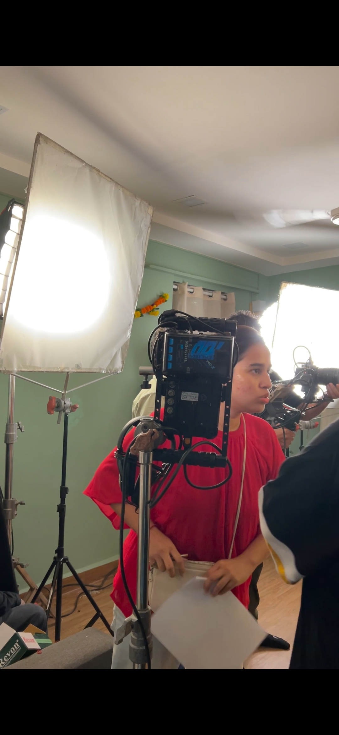 On set