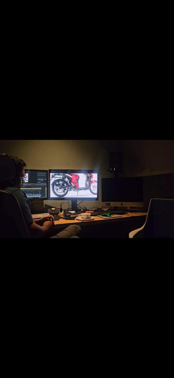 Post production edit suite